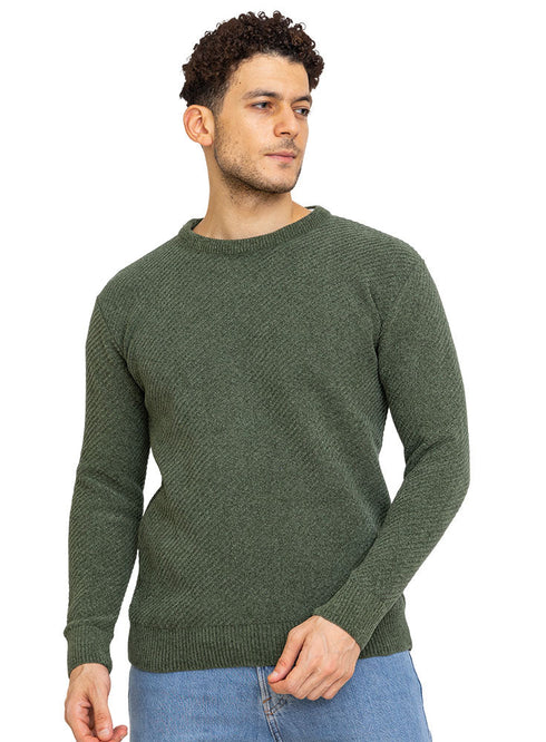 Olive - Design 0118 BS - Round Pullover - Khotwh
