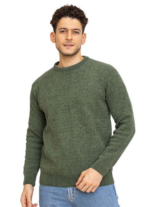 Olive - Design 0125 BS - Round Pullover - Khotwh
