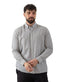 Olive - Design 1 Striped Linen Shirt - Khotwh