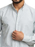 Olive - Design 1 Striped Oxford Shirt - Khotwh