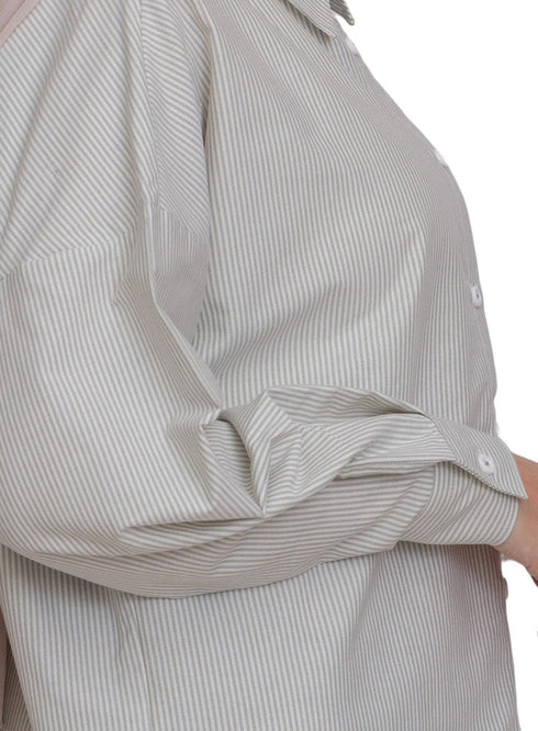 Olive - Design 1 Stripped Over - Size Shirt - Khotwh