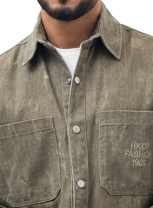 Olive Design 3012 Shirt - Khotwh