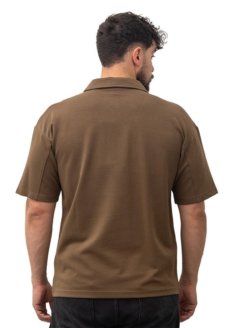 Olive Design 3063 NF - Polo Neck T-Shirt - Khotwh