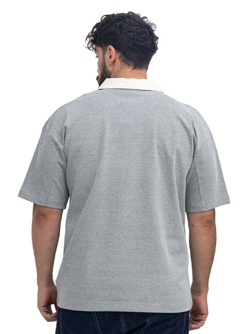 Olive Design 3095 NF-Polo Neck T-Shirt - Khotwh