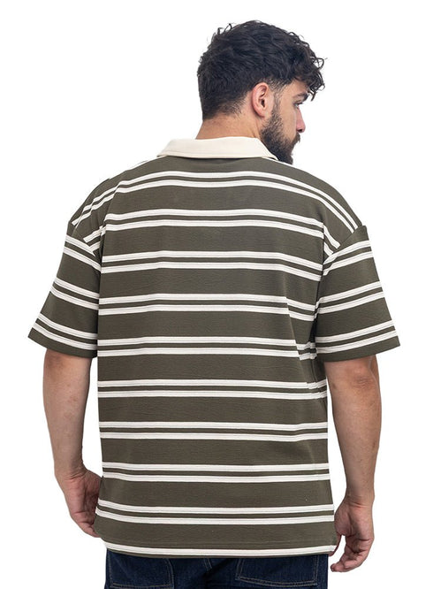 Olive Design 3101 NF-Polo Neck T-Shirt - Khotwh