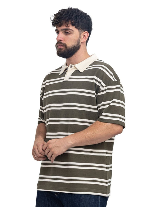 Olive Design 3101 NF-Polo Neck T-Shirt - Khotwh