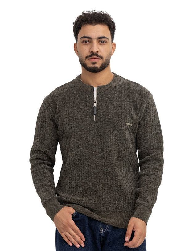 Olive Design 636 PL-Basic Pullover - Khotwh