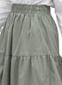 Olive - Design 7171 Tiered Skirt - Khotwh