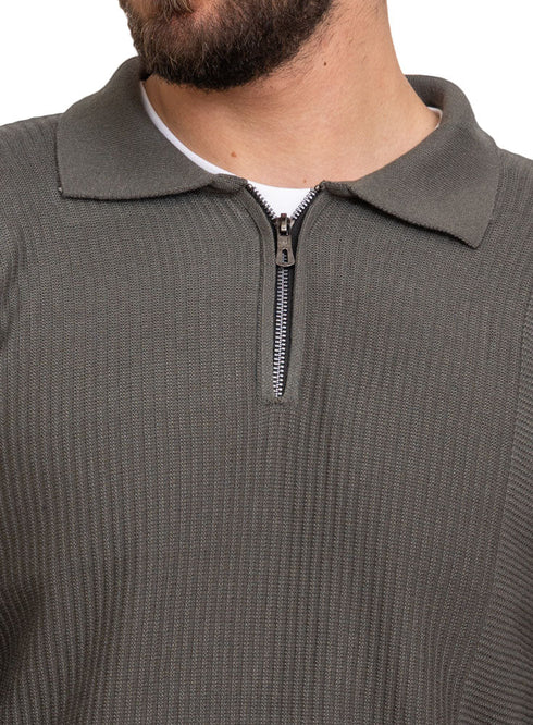 Olive - Design p2309 PF - Polo Pullover - Khotwh
