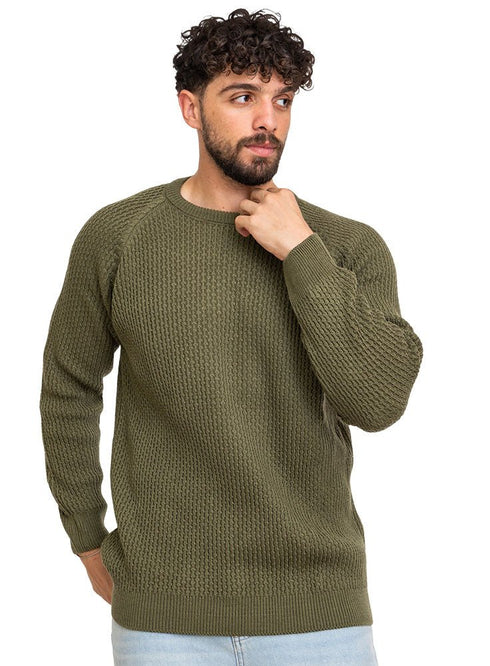 Olive - Design002 BS - Round Pullover - Khotwh