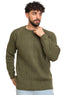 Olive - Design002 BS - Round Pullover - Khotwh
