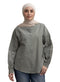 Olive Embroidered Poplin Shirt - Khotwh