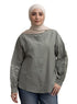Olive Embroidered Poplin Shirt - Khotwh