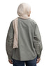 Olive Embroidered Poplin Shirt - Khotwh