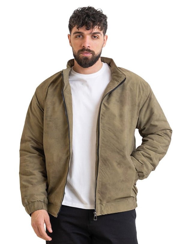 Olive Gabardine Jacket 1 - Khotwh