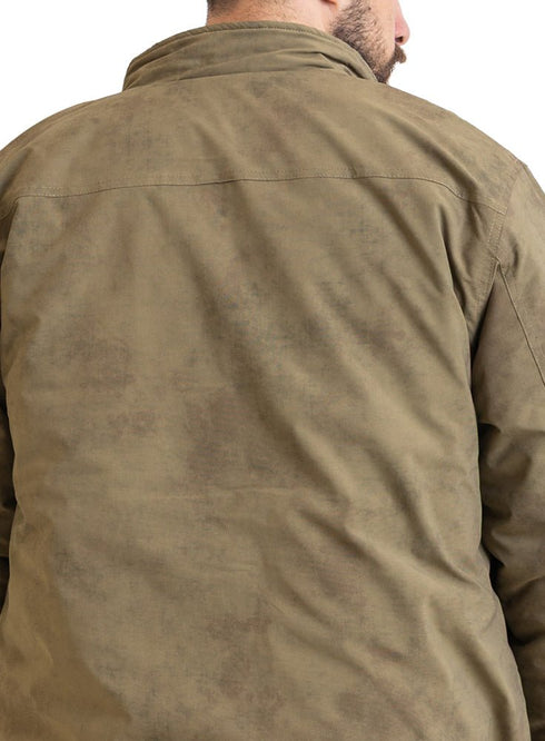 Olive Gabardine Jacket 1 - Khotwh