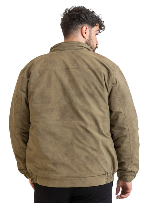 Olive Gabardine Jacket 1 - Khotwh