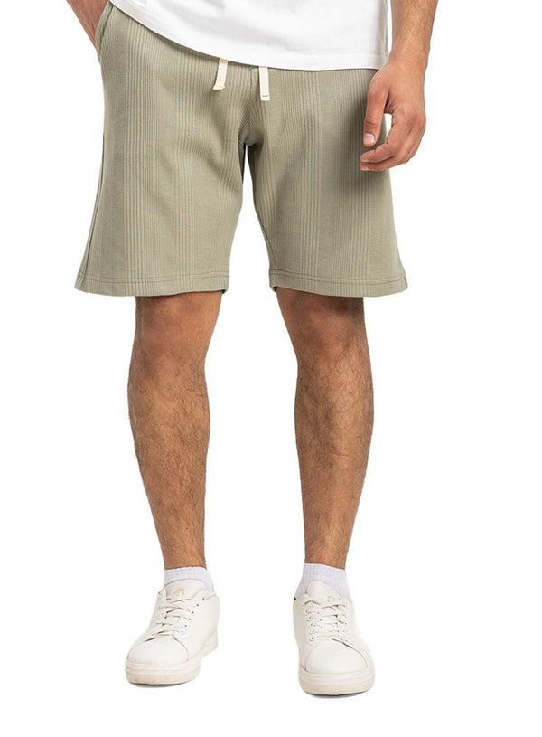 Olive Jacquard Short - Khotwh