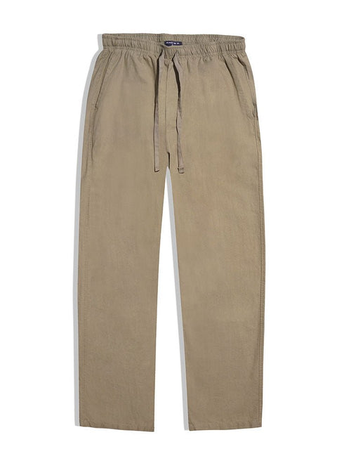 Olive linen Pant - Khotwh