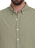 Olive Linen Shirt - Khotwh