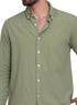 Olive Linen Shirt - Khotwh