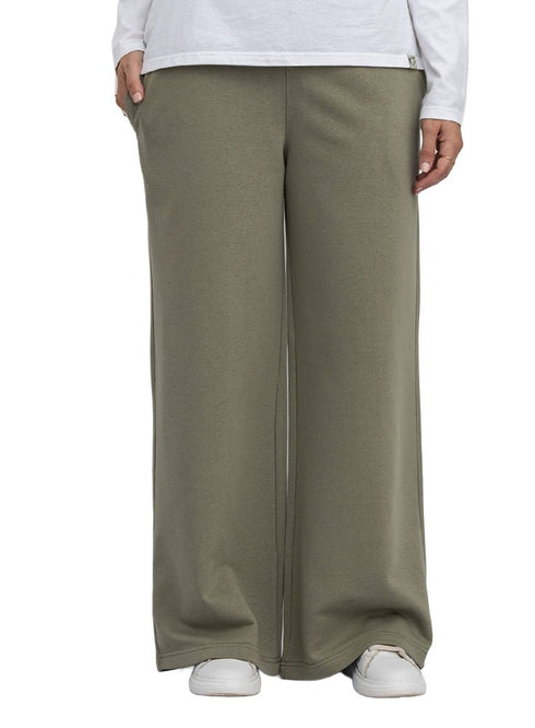 Olive Melton Wide Leg (W) - Khotwh