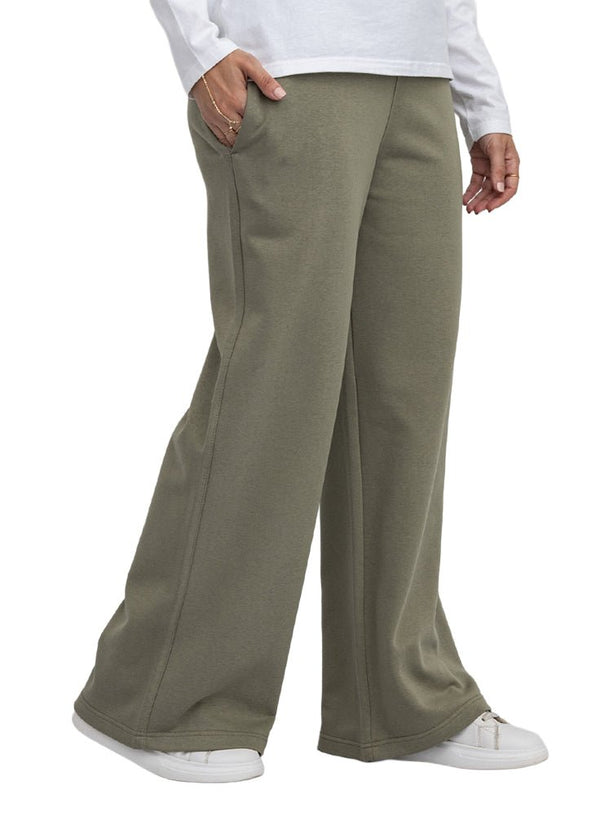 Olive Melton Wide Leg (W) - Khotwh