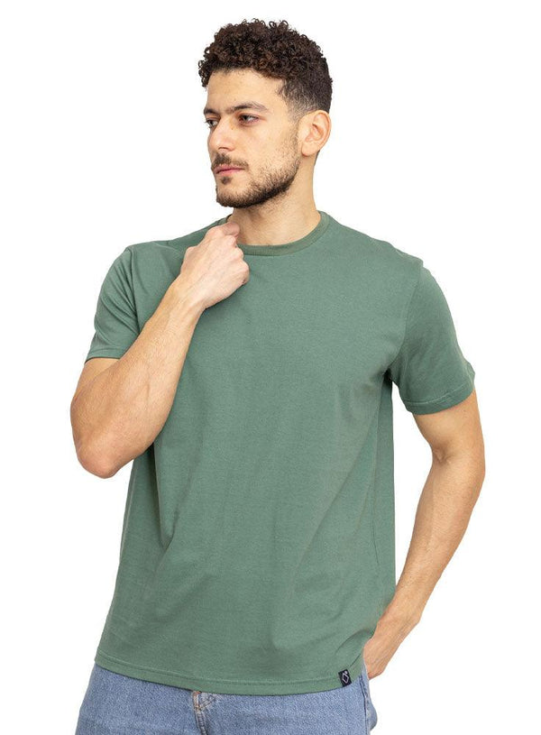 Olive Oil Round T-shirt - Khotwh