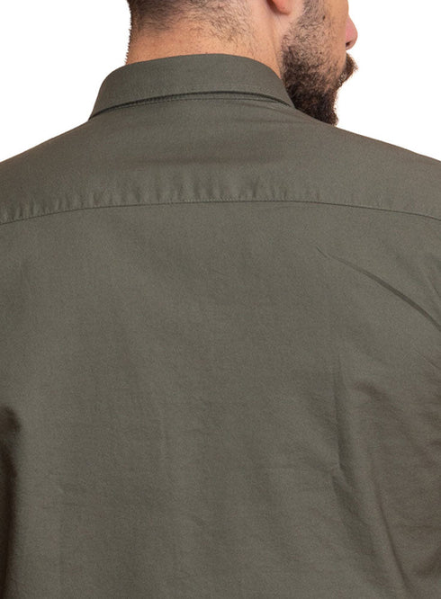Olive Oxford Shirt - Khotwh