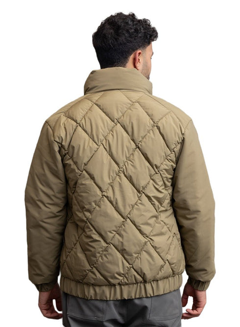 Olive Puffer Jacket 3016 - Khotwh