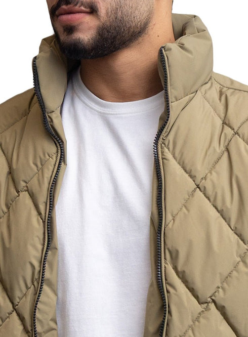 Olive Puffer Jacket 3016 - Khotwh