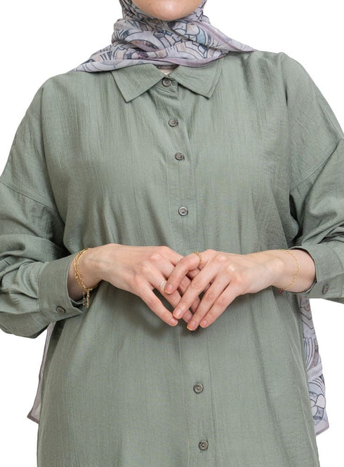 Olive RD - Long Shirt - Khotwh