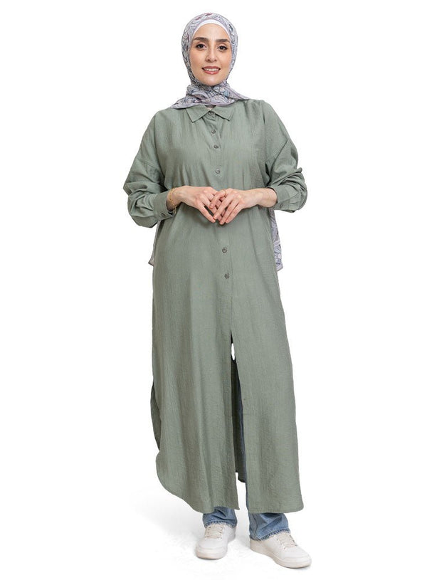Olive RD - Long Shirt - Khotwh
