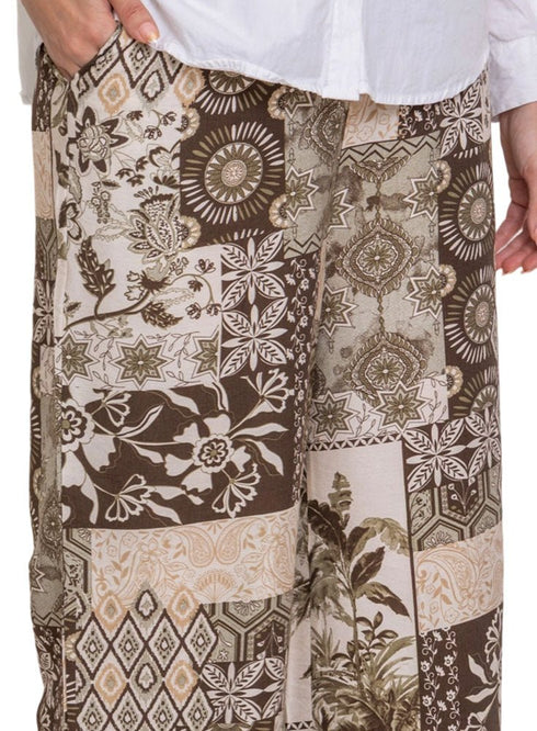 Olive RD - Printed Pant - Khotwh