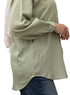 Olive RD - Striped V - Neck Shirt - Khotwh