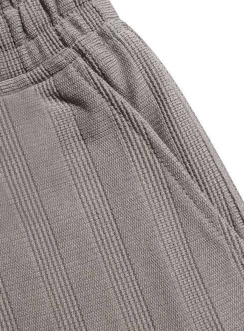 Olive Striperd Jacquard Short - Khotwh