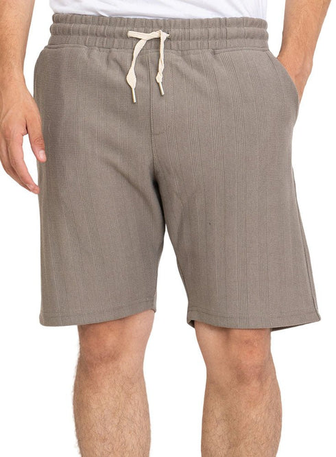 Olive Striperd Jacquard Short - Khotwh