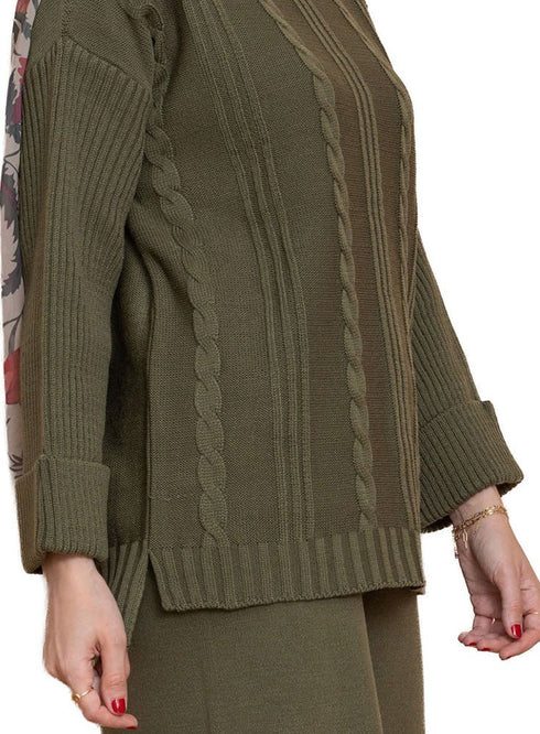 Olive Upside Sleeve Plexus Suit - Khotwh