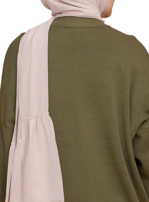 Olive V - Over Size Half Cole - Khotwh