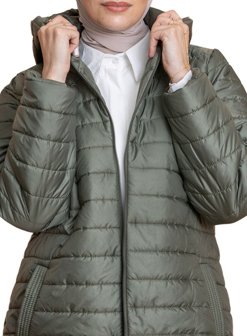 Olive Waterproof Jacket - Khotwh