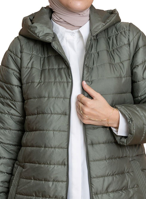 Olive Waterproof Jacket - Khotwh