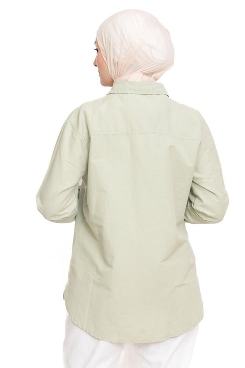 Olive Western Shirt - Khotwh