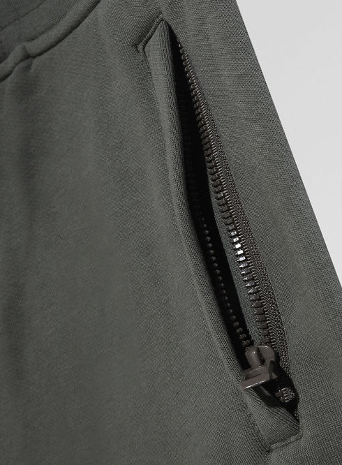 Olive Zipper Sweatpant - Khotwh