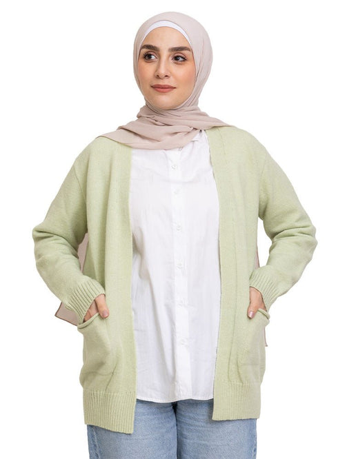 Opal Basic Pocket Cardigan - Khotwh