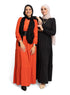 Orange Basic Dress - Khotwh