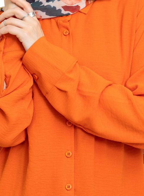 Orange CY - Over Size Shirt - Khotwh