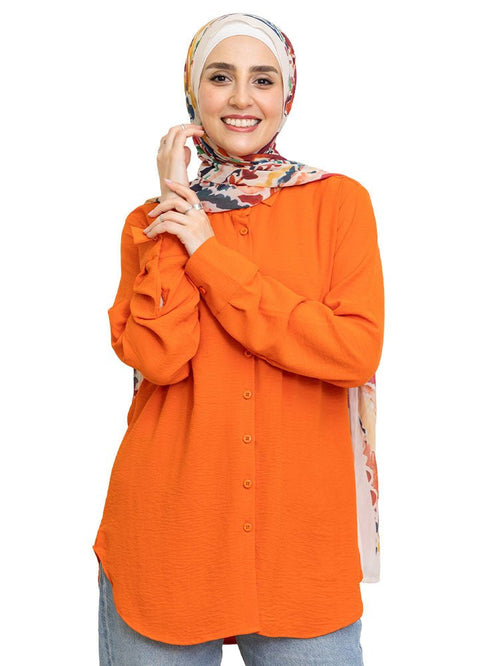 Orange CY - Over Size Shirt - Khotwh