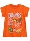 Orange-Design 5 Printed Short-Sleeve - Khotwh