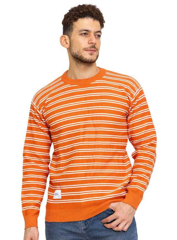 Orange - Design p2234 PF - Round Pullover - Khotwh