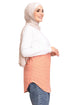 Orange Half Striped Long - Sleeve - Khotwh